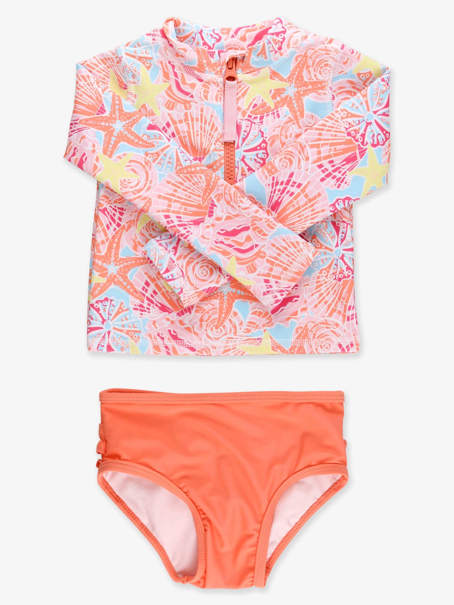 2-Piece Rashguard- Sunset Seashells