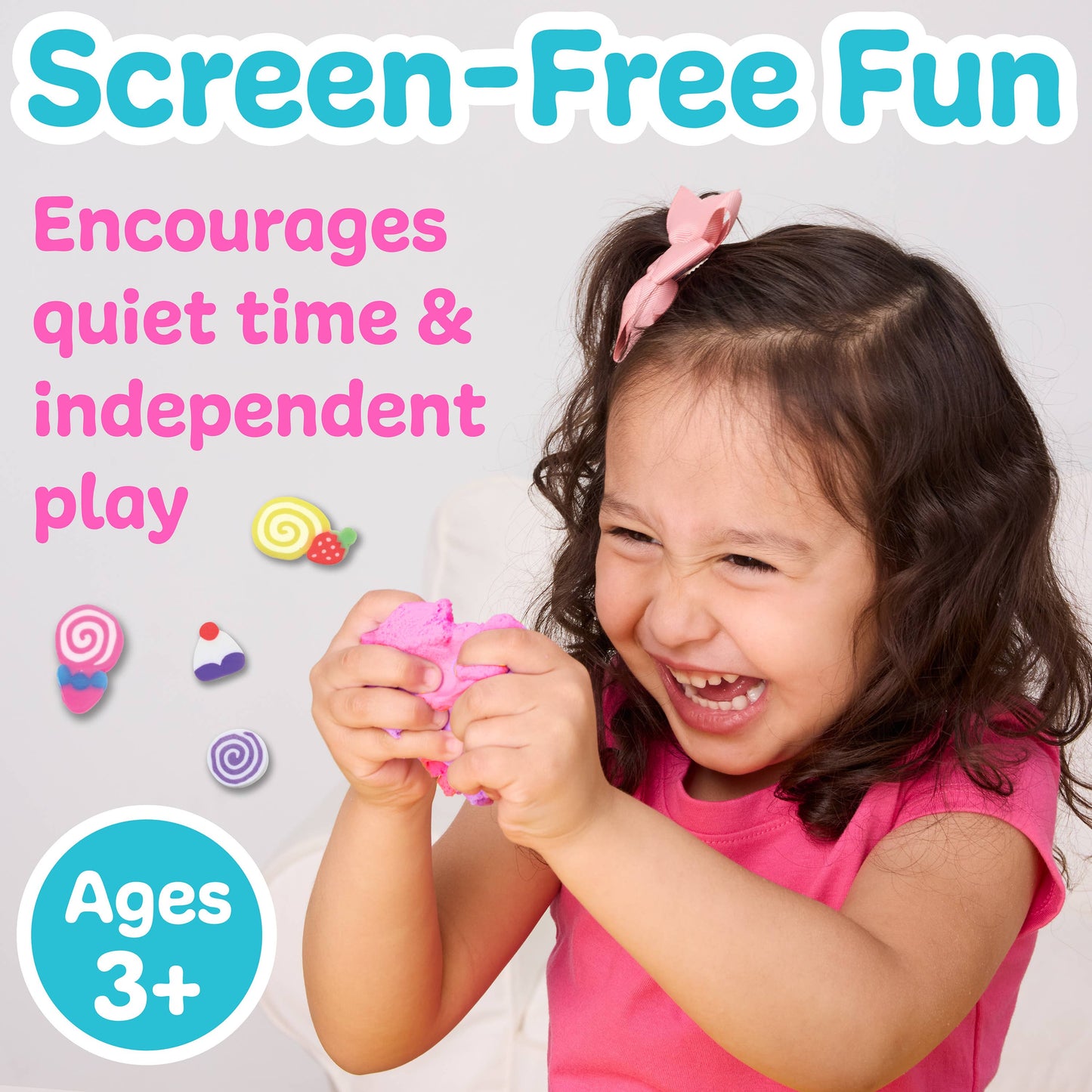 Sensory Mini Play Kit Jar with Cloud Clay: Capybara Theme
