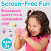 Sensory Mini Play Kit Jar with Cloud Clay: Capybara Theme