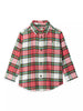 Festive Plaid Button Down Shirt