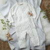 Organic Cotton Cable Knit Sweater Romper