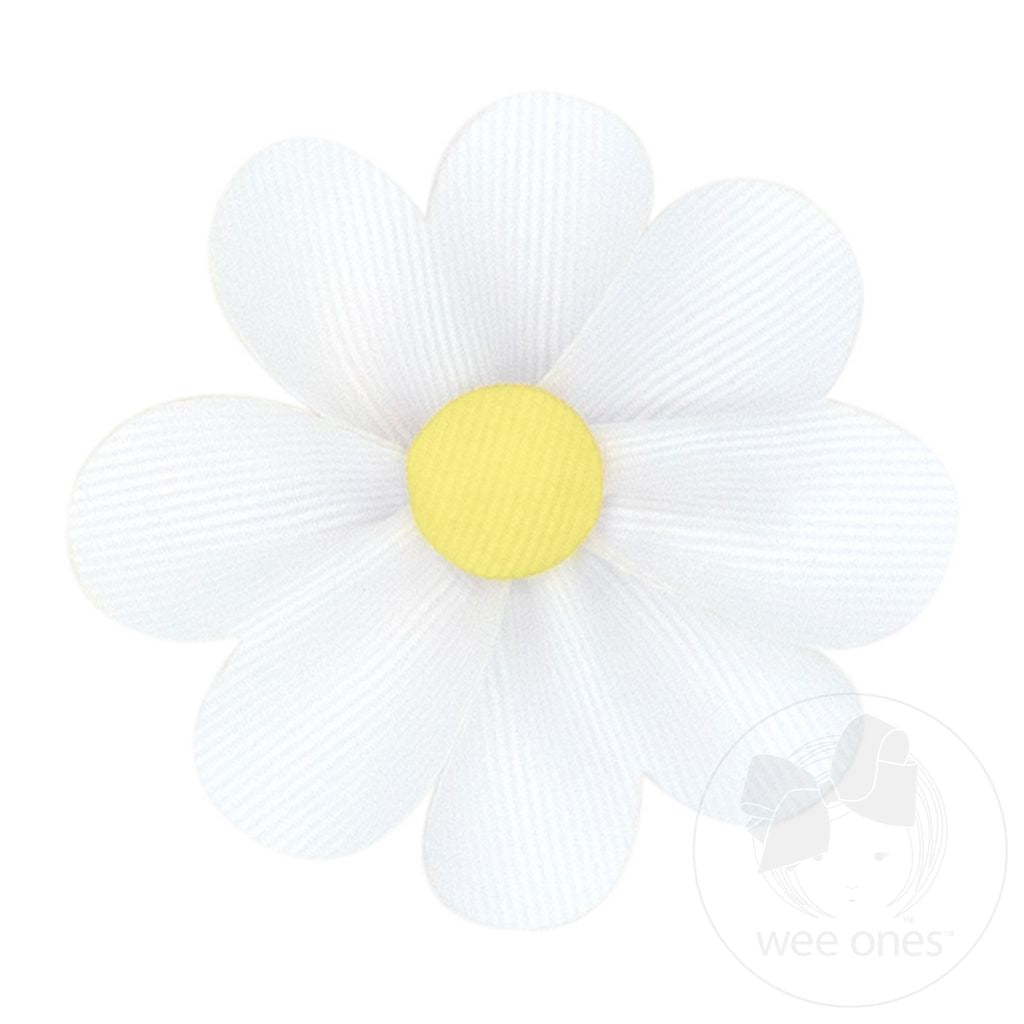 Grosgrain Petal Flower Hair Clip