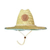 UPF50 Straw Lifeguard Hat- Banana Leaves