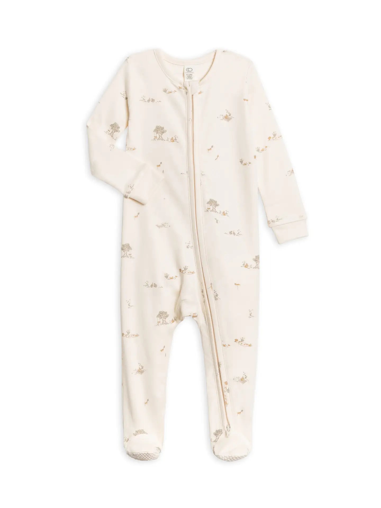 Organic Cotton Peyton Footed Sleeper - Picnic