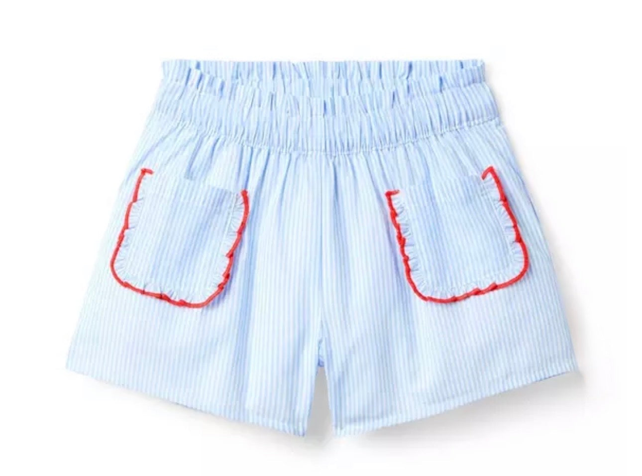 Striped Ruffle Short