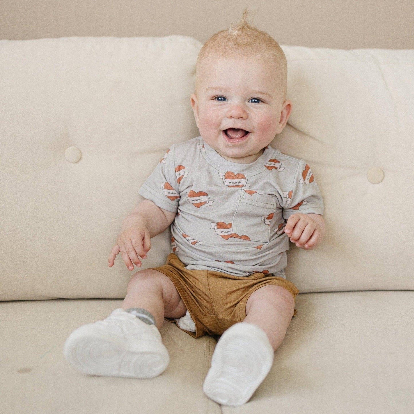 Bamboo Tee-Mama Tattoo Heart