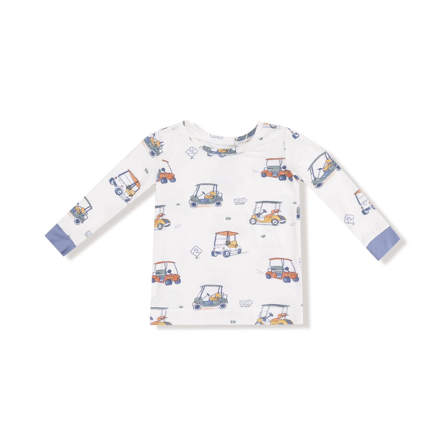 Bamboo PJs- Zooming Golf Carts