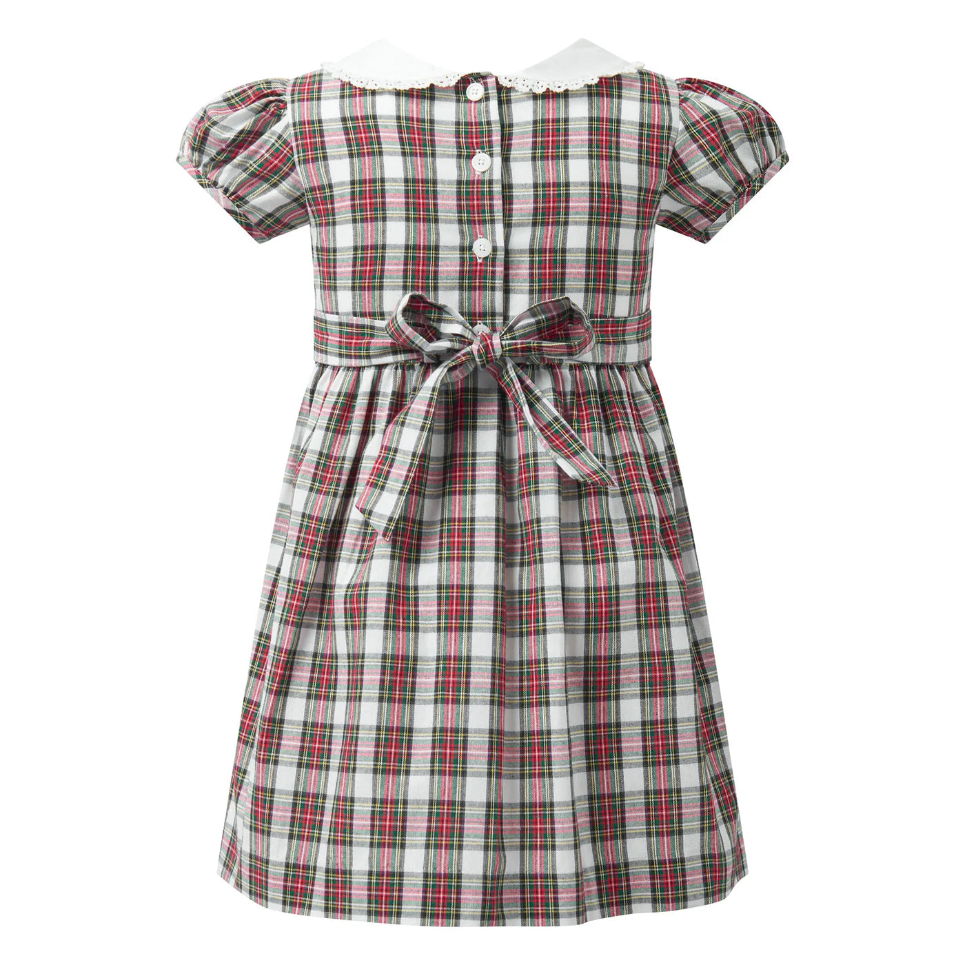Tartan Frill Front Dress