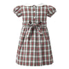 Tartan Frill Front Dress