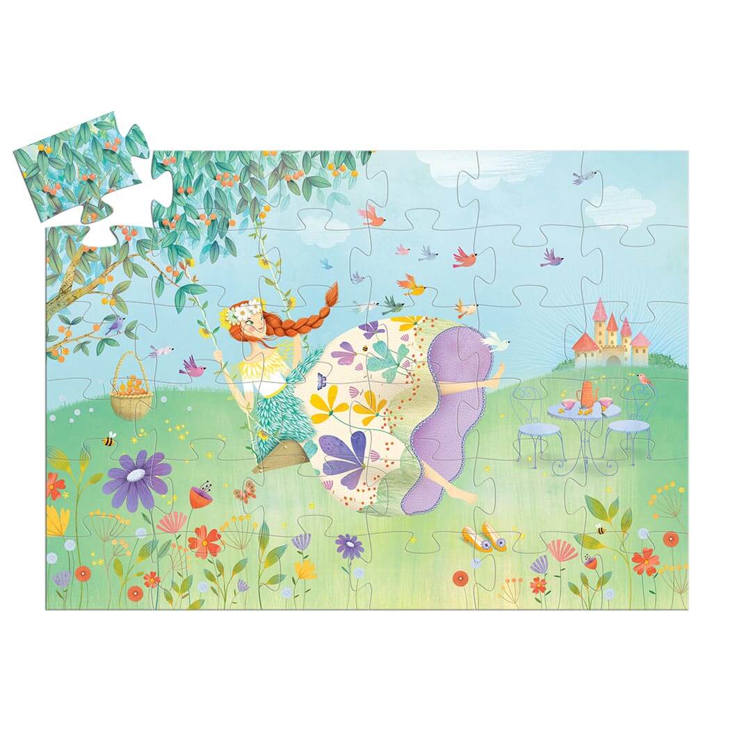 Silhouette Princess of Spring Puzzle