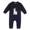 Spotty Dog 3D Knit Baby Jumpsuit (Organic Cotton)