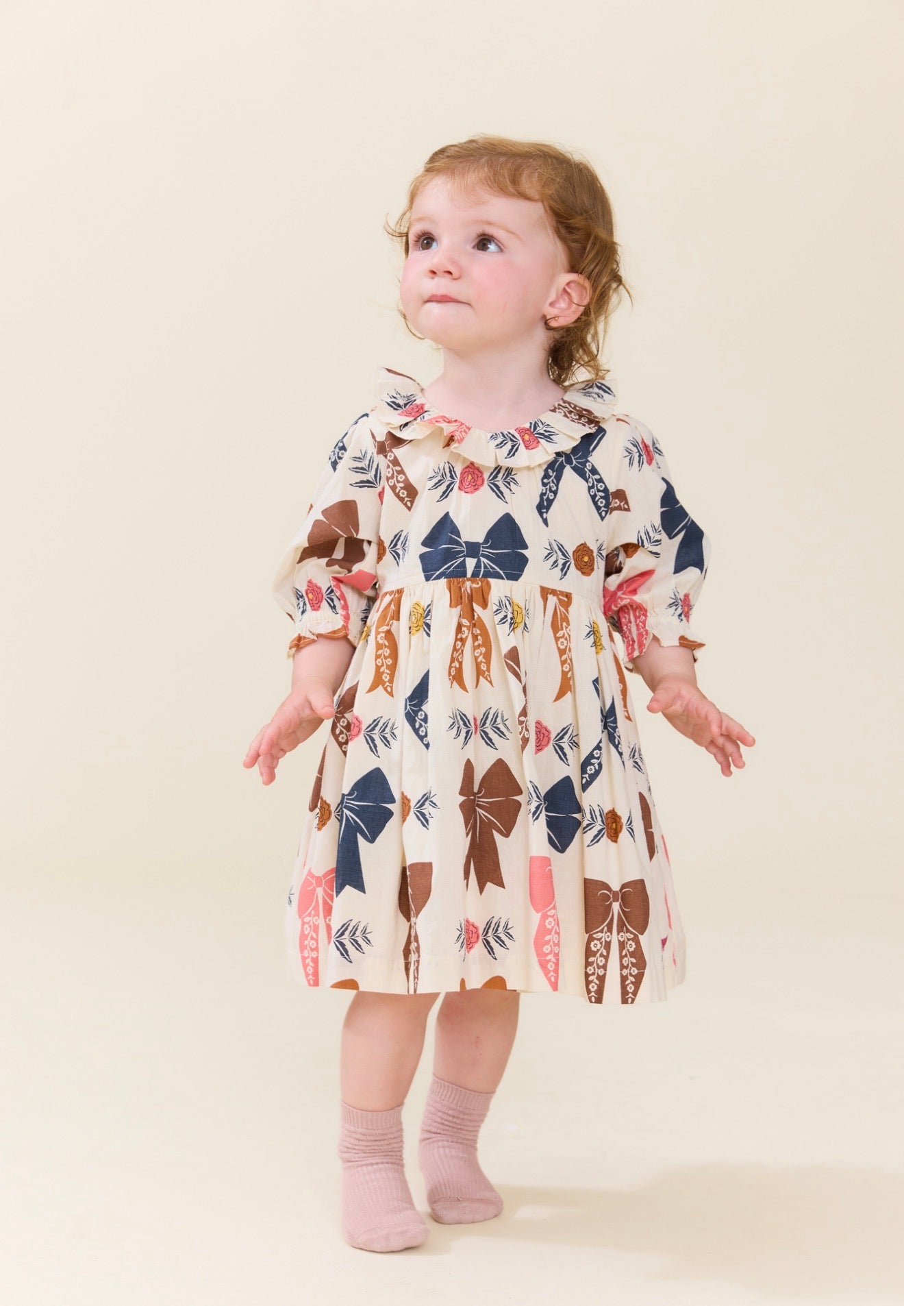 BABY GIRLS AMARA DRESS SET - HARVEST BOWS