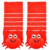 Rattle Socks- Red Crabby