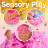 Sensory Mini Play Kit Jar with Cloud Clay: Capybara Theme