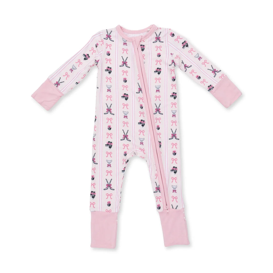 Megan's Bowtiful Hockey Stripe - Convertible Romper