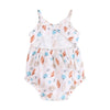 Organic Cotton Romper & Headband- Seashell