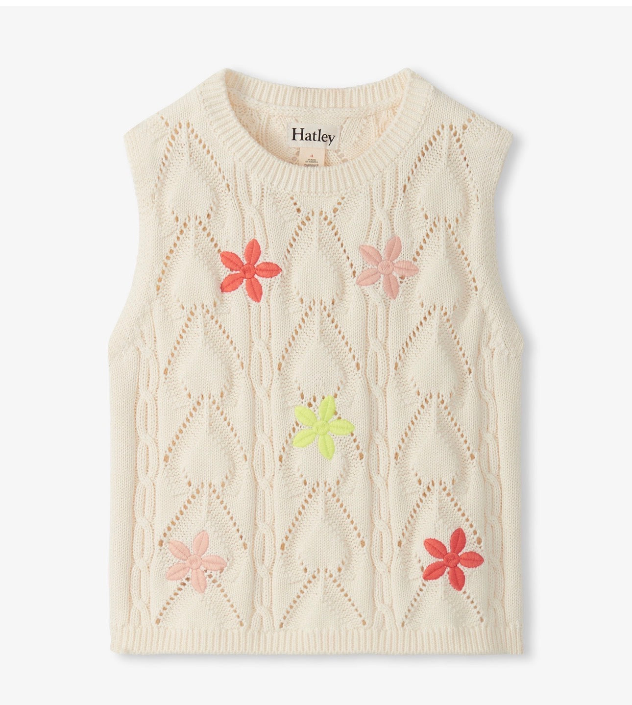 Delicate Flower Crochet Top