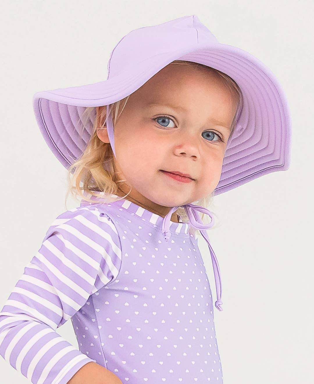 Girls Lavender Swim Hat