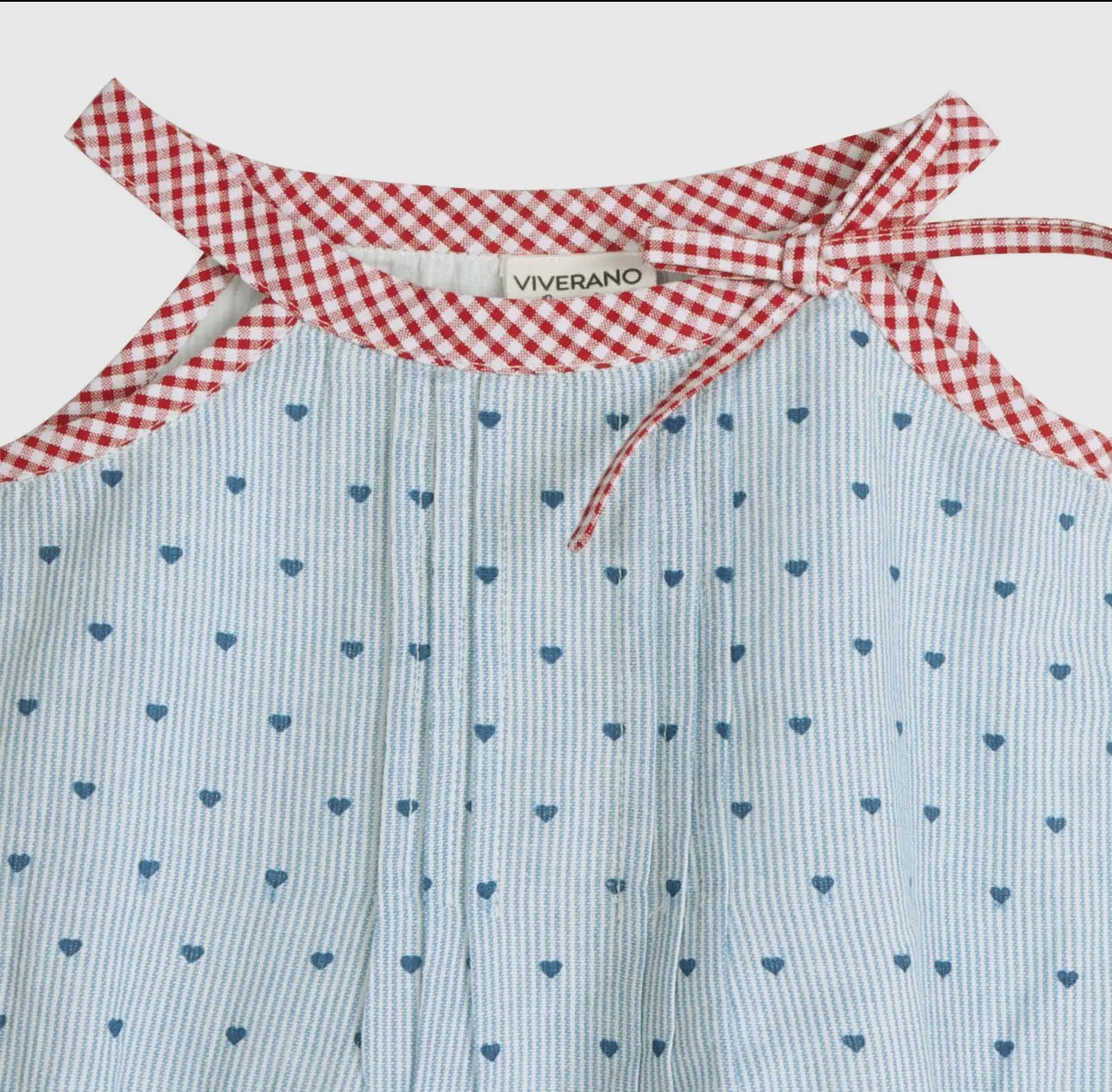 Organic Cotton Bubble- Kiera Ditsy Hearts