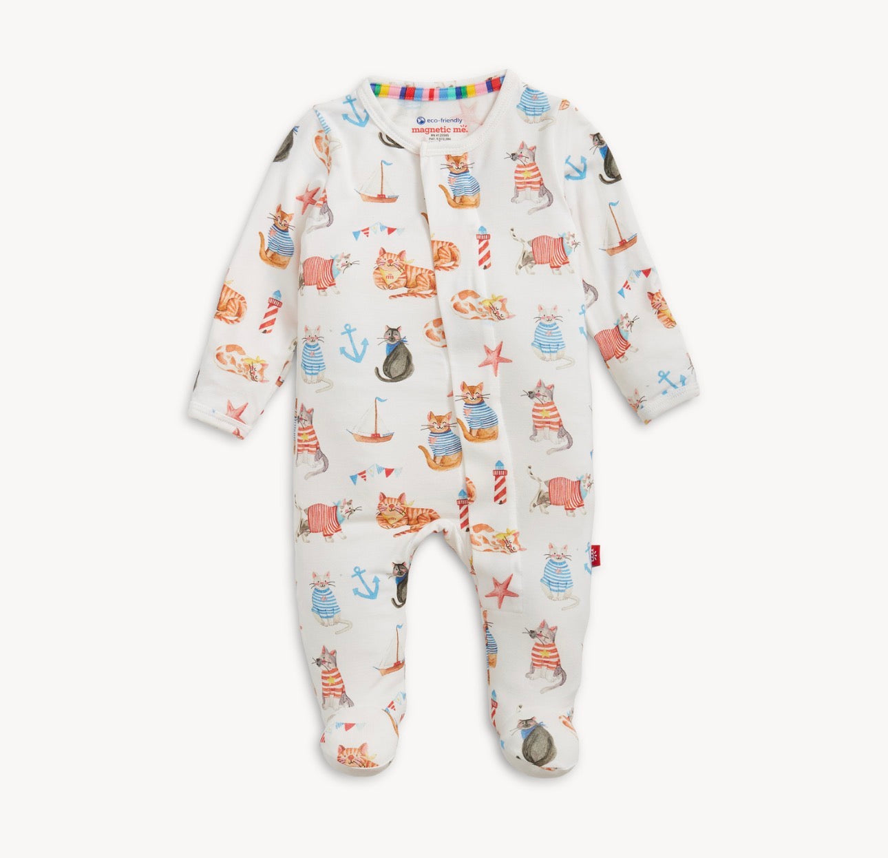 Modal Magnetic Footie- Yachty Pawty