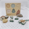 Wooden Fruit Cutting Puzzle - Velcro Play Food Set Ages 18m+