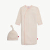 Organic Cotton Gown + Hat Set
