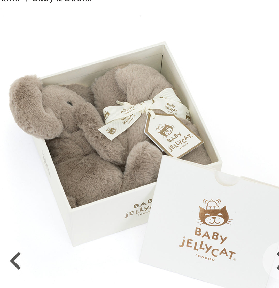 Lux Smudge Elephant Soother Gift Set