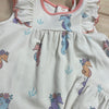 Kissy Kissy Sunsuit Set- Seahorse Party