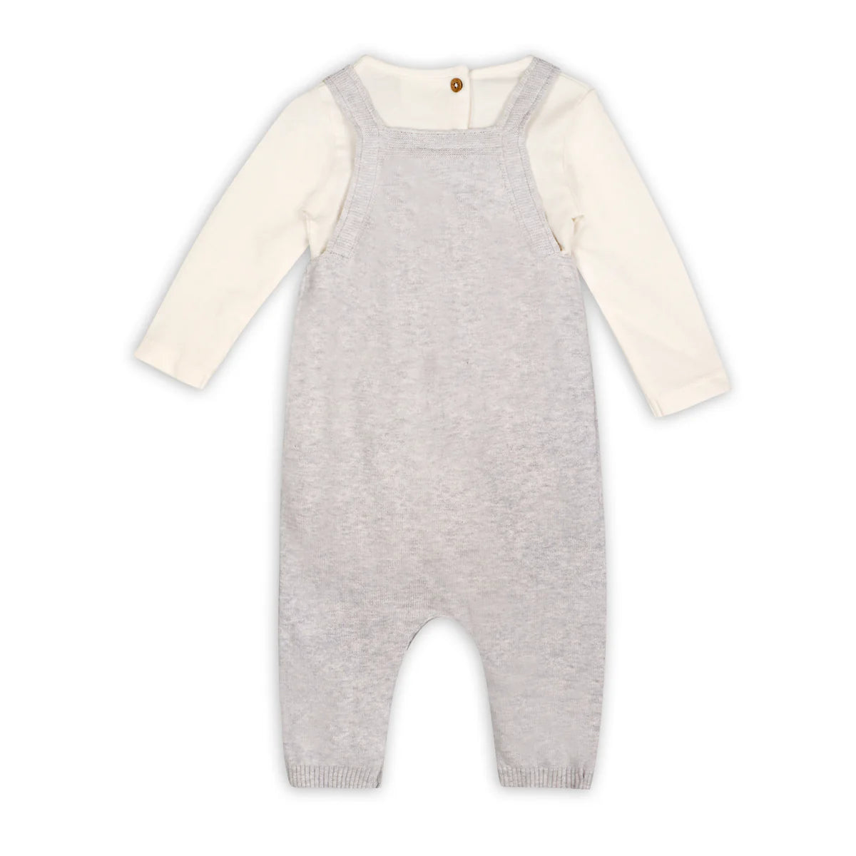 Puppy Dog 3D Pocket Knit Baby Overall SET (Organic Cotton)