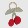 Organic Cotton Knit Blanket & Toy- Cherry
