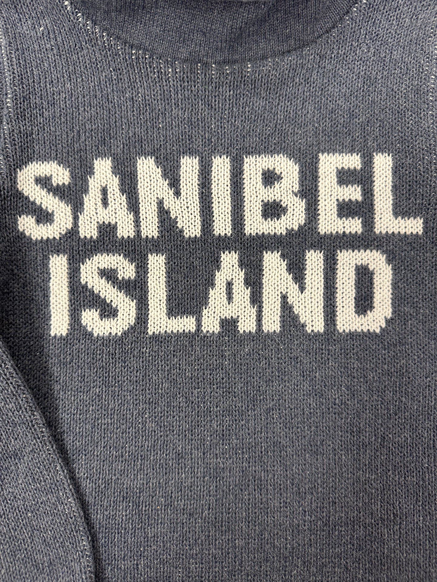 Sanibel Roll Neck Sweater- Jean Blue