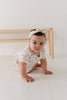 Bamboo Bodysuit Dress/Headband Set- Floral Chickens