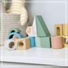 Wooden Sensory Activity Blocks - Stacking & Sorting Toy 12m+