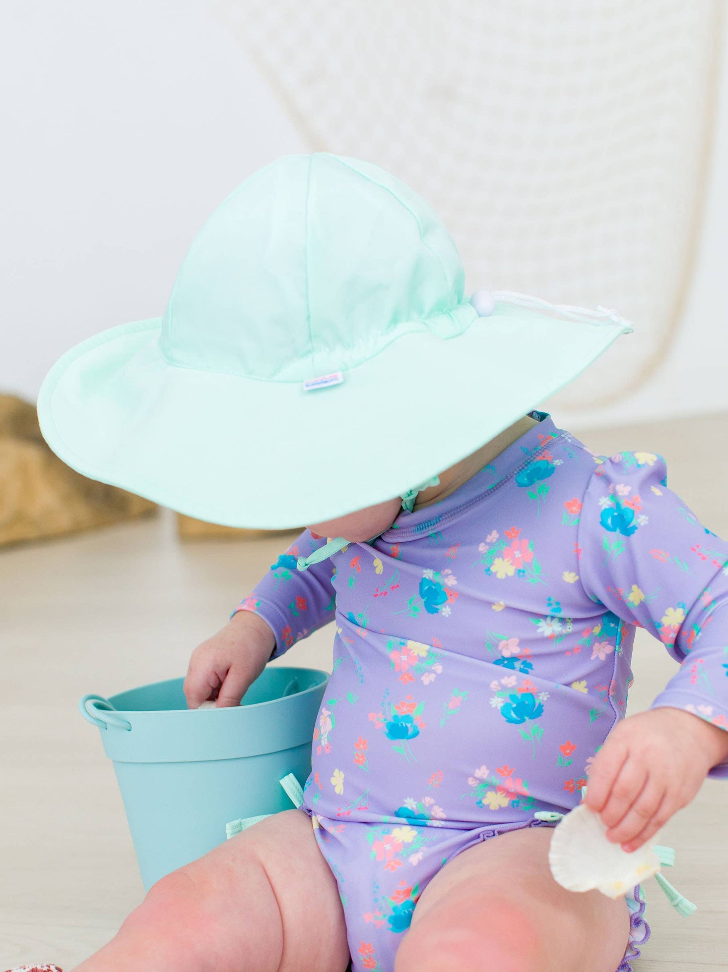 Kids Mint Sun Protective Hat