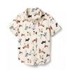 The Poplin Shirt Cream Dog