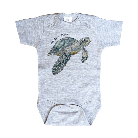Sanibel Sea Turtle Onesie