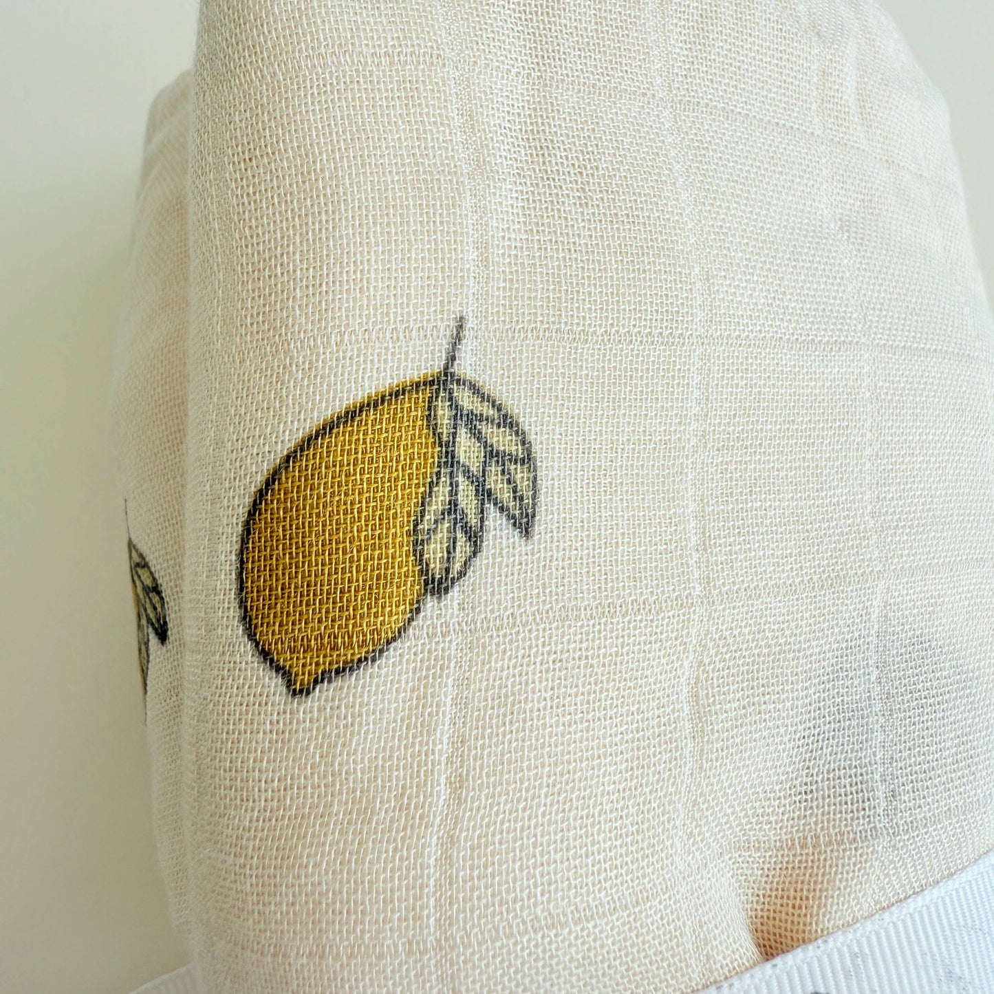 Bamboo Muslin Swaddle Blanket- Lemon