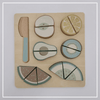 Wooden Fruit Cutting Puzzle - Velcro Play Food Set Ages 18m+