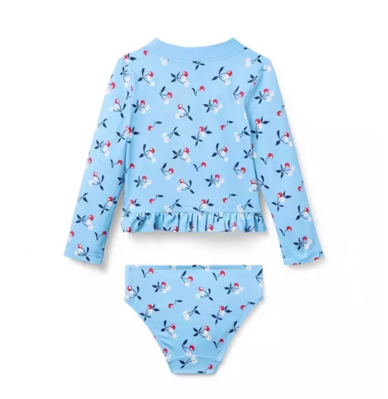 Cherry Rash Guard Swimsuit