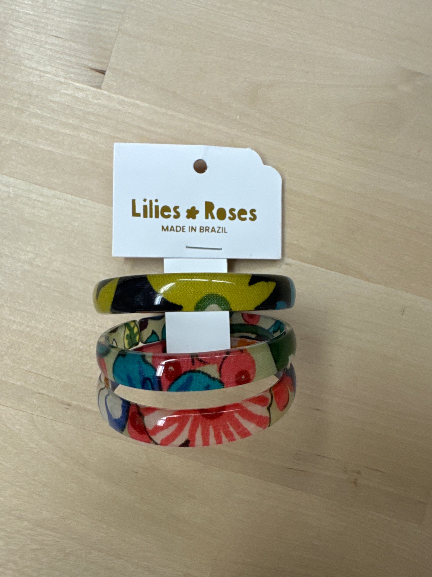 Lilies & Roses Bangle Set