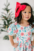 Puff Dress in Holiday Floral