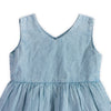 River Soft Hand-Dyed Denim Baby Dress + Bloomer (Organic)