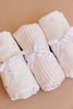 Organic Cotton Swaddle- Pink Stripe