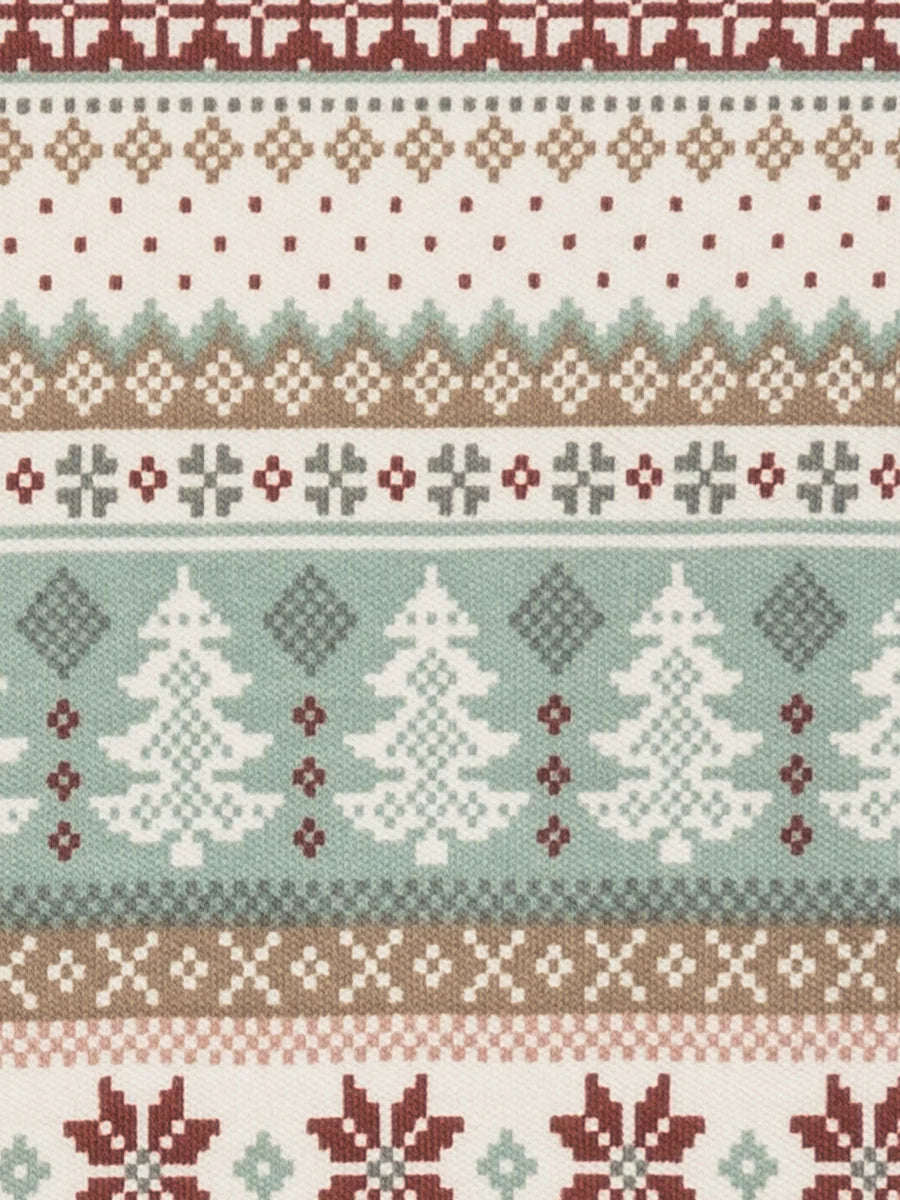 Organic Cotton Peyton Zipper Sleeper - Holiday Collection