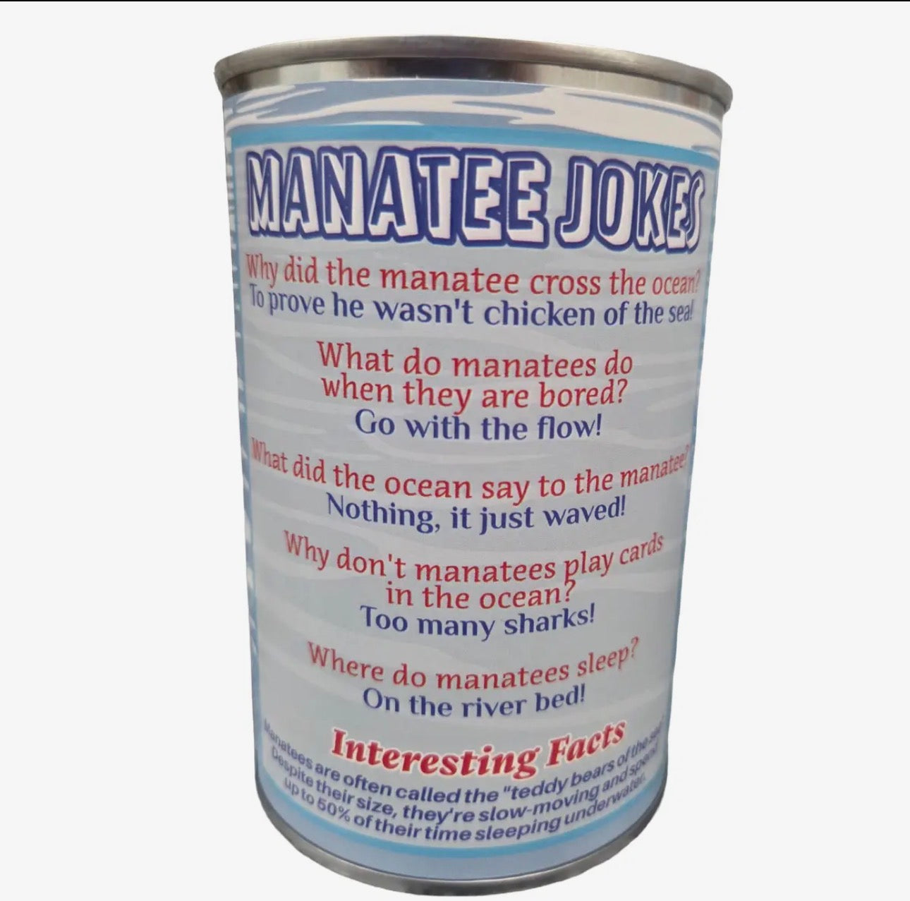 Canned Manatee Plush