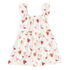 Organic Cotton Flutter Strap Dress