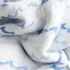 Cotton Muslin Swaddle- High Tide