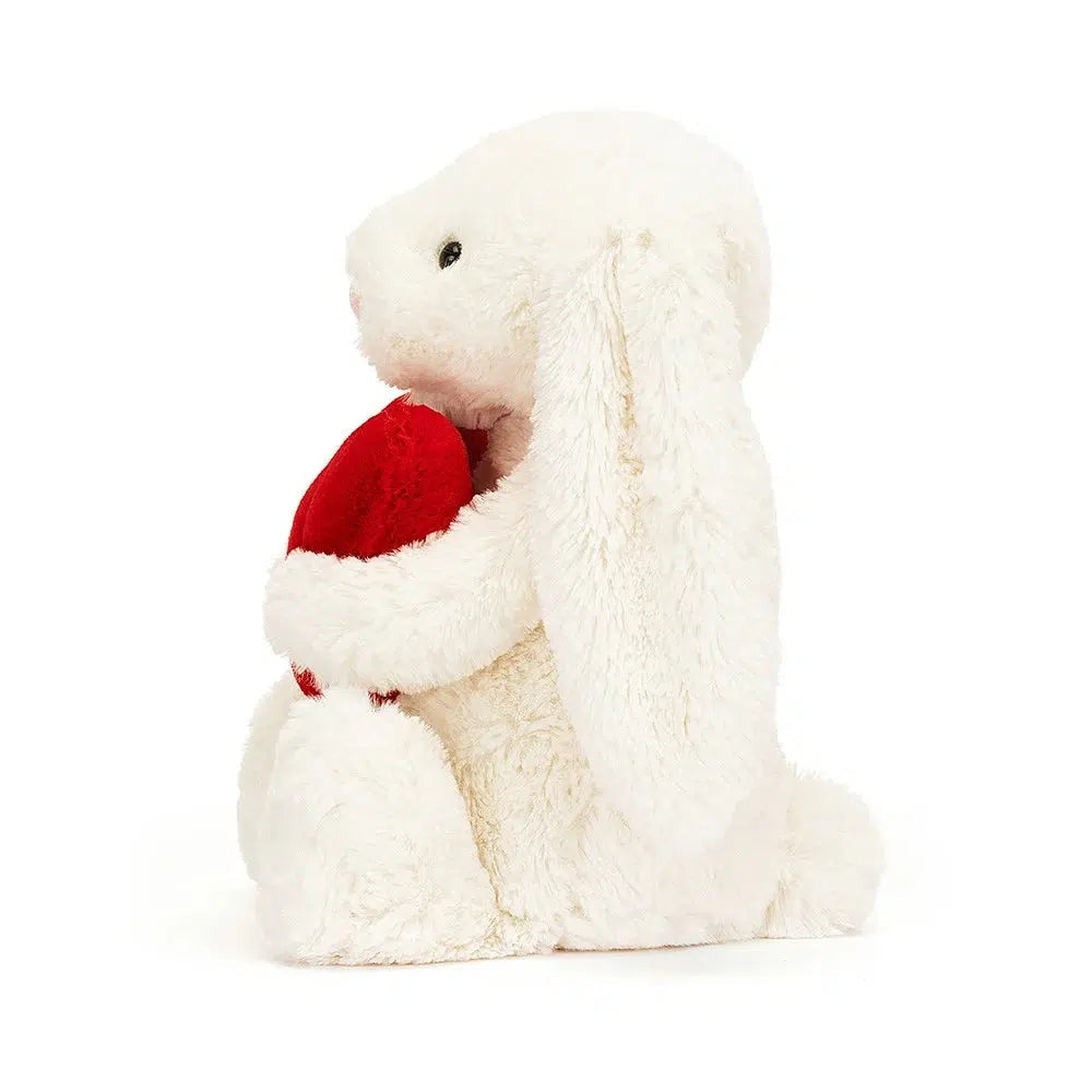 Bashful Red Heart Bunny