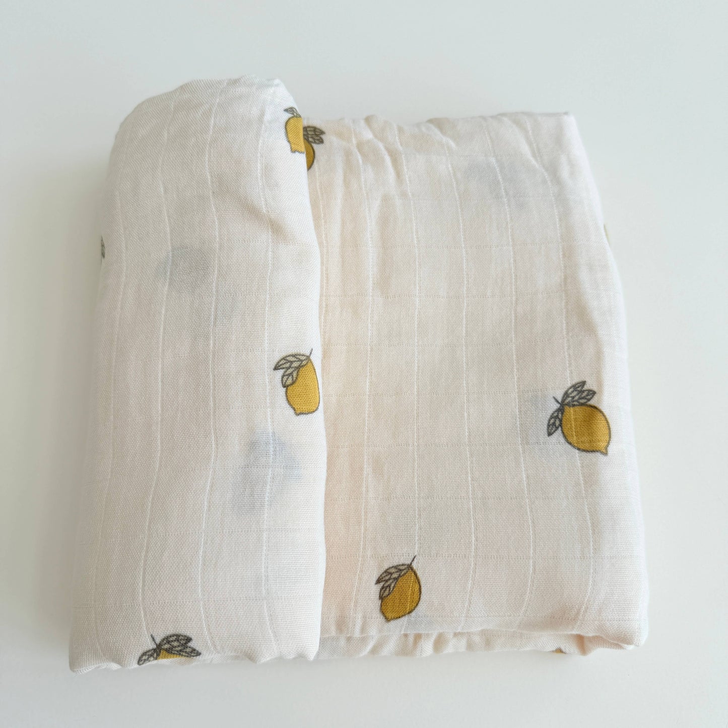 Bamboo Muslin Swaddle Blanket- Lemon