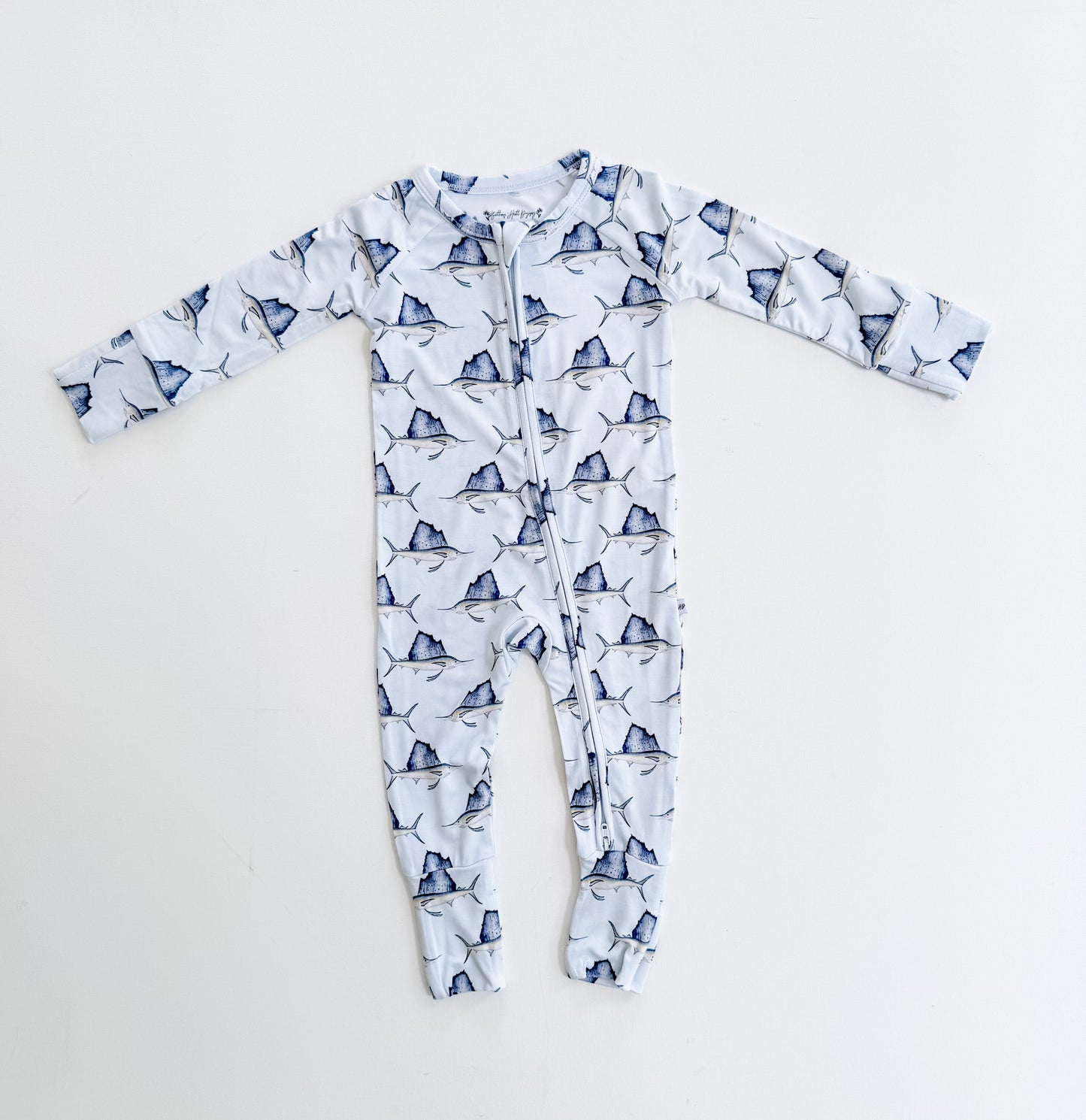 Mahi or Sailfish Bamboo Zippy Romper